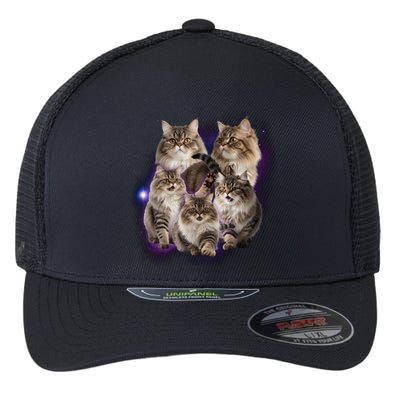 Persian Cats Collage Flexfit Unipanel Trucker Cap