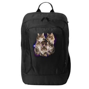 Persian Cats Collage City Backpack