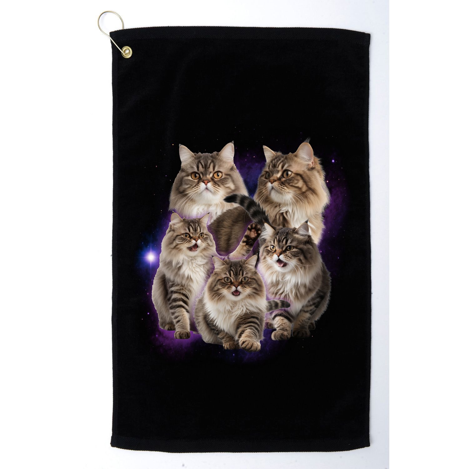 Persian Cats Collage Golf Towel