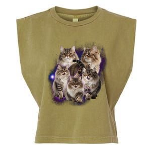 Persian Cats Collage Garment-Dyed Women's Muscle Tee