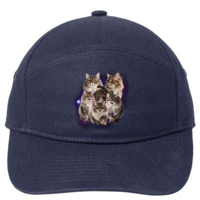 Persian Cats Collage 7-Panel Snapback Hat