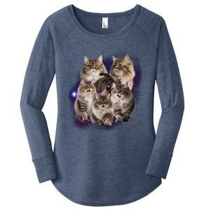 Persian Cats Collage Women's Perfect Tri Tunic Long Sleeve Shirt