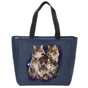 Persian Cats Collage Zip Tote Bag