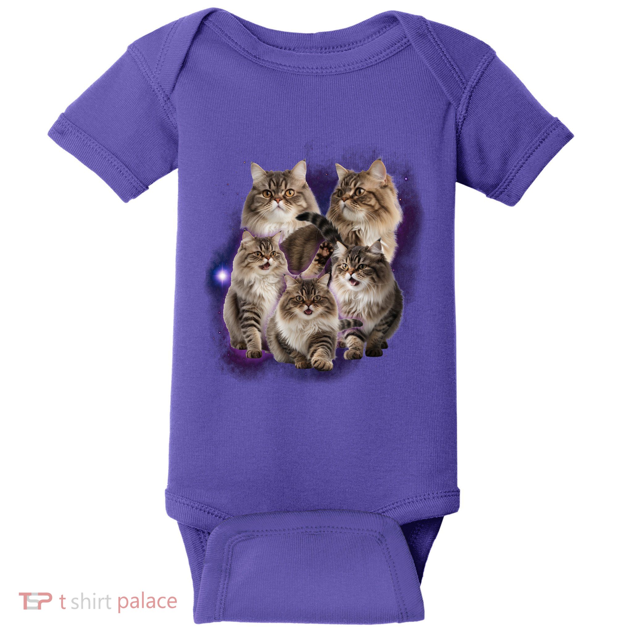 Persian Cats Collage Baby Bodysuit