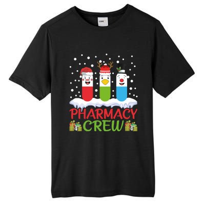 Pharmacy Crew Christmas Pills Snow Reindeer Santa Claus Gift Tall Fusion ChromaSoft Performance T-Shirt