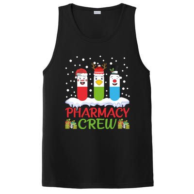 Pharmacy Crew Christmas Pills Snow Reindeer Santa Claus Gift PosiCharge Competitor Tank