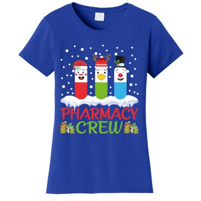 Pharmacy Crew Christmas Pills Snow Reindeer Santa Claus Gift Women's T-Shirt