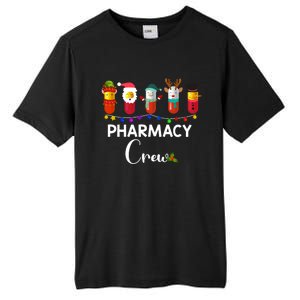 Pharmacy Crew Christmas Pills Snow Reindeer Santa Claus Gift Tall Fusion ChromaSoft Performance T-Shirt