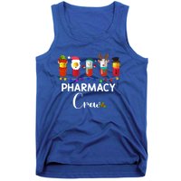 Pharmacy Crew Christmas Pills Snow Reindeer Santa Claus Gift Tank Top