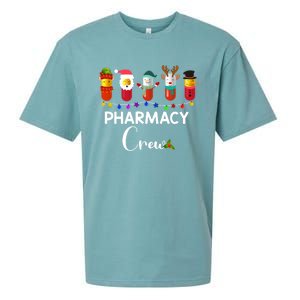 Pharmacy Crew Christmas Pills Snow Reindeer Santa Claus Gift Sueded Cloud Jersey T-Shirt