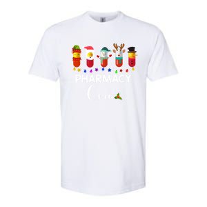 Pharmacy Crew Christmas Pills Snow Reindeer Santa Claus Gift Softstyle CVC T-Shirt