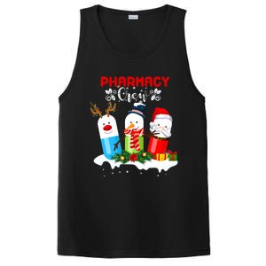 Pharmacy Crew Christmas Pills Snow Reindeer Santa Claus Gift PosiCharge Competitor Tank