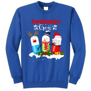 Pharmacy Crew Christmas Pills Snow Reindeer Santa Claus Gift Sweatshirt