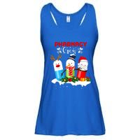 Pharmacy Crew Christmas Pills Snow Reindeer Santa Claus Gift Ladies Essential Flowy Tank