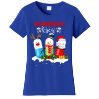 Pharmacy Crew Christmas Pills Snow Reindeer Santa Claus Gift Women's T-Shirt