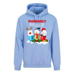 Pharmacy Crew Christmas Pills Snow Reindeer Santa Claus Gift Unisex Surf Hoodie