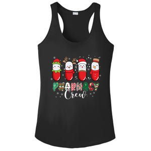 Pharmacy Crew Christmas Pills Snow Reindeer Santa Lights Gift Ladies PosiCharge Competitor Racerback Tank