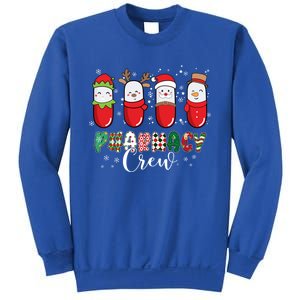 Pharmacy Crew Christmas Pills Snow Reindeer Santa Lights Gift Sweatshirt