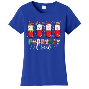 Pharmacy Crew Christmas Pills Snow Reindeer Santa Lights Gift Women's T-Shirt