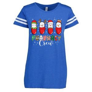 Pharmacy Crew Christmas Pills Snow Reindeer Santa Lights Gift Enza Ladies Jersey Football T-Shirt