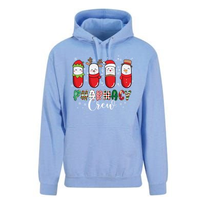 Pharmacy Crew Christmas Pills Snow Reindeer Santa Lights Gift Unisex Surf Hoodie