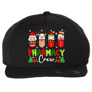 Pharmacy Crew Christmas Pills Snow Reindeer Xmas Pajamas Gift Wool Snapback Cap