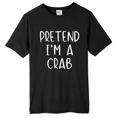 Pretend Crab Costume Halloween Lazy Easy Tall Fusion ChromaSoft Performance T-Shirt