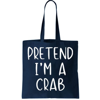 Pretend Crab Costume Halloween Lazy Easy Tote Bag