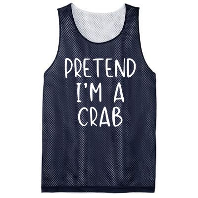 Pretend Crab Costume Halloween Lazy Easy Mesh Reversible Basketball Jersey Tank