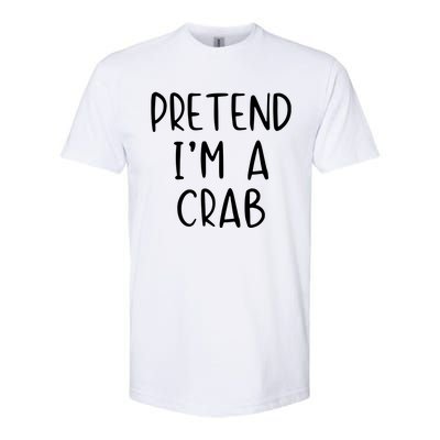 Pretend Crab Costume Halloween Lazy Easy Softstyle CVC T-Shirt