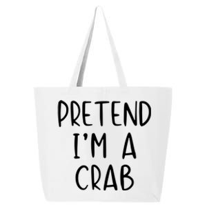 Pretend Crab Costume Halloween Lazy Easy 25L Jumbo Tote