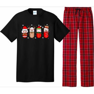 Pharmacy Crew Christmas Pills Snow Reindeer Xmas Pajamas Gift Pajama Set