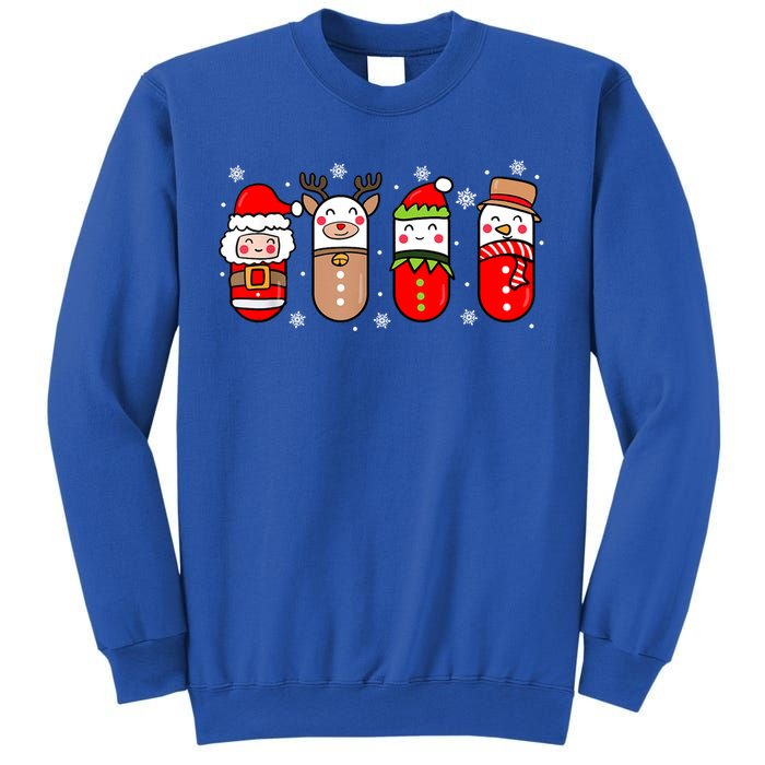 Pharmacy Crew Christmas Pills Snow Reindeer Xmas Pajamas Gift Sweatshirt