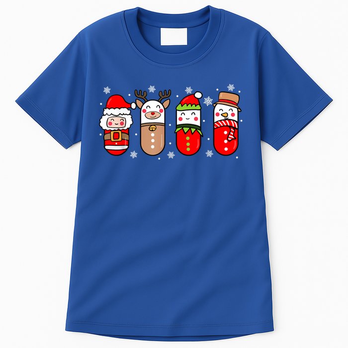 Pharmacy Crew Christmas Pills Snow Reindeer Xmas Pajamas Gift Tall T-Shirt