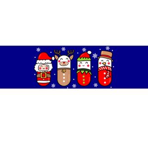 Pharmacy Crew Christmas Pills Snow Reindeer Xmas Pajamas Gift Bumper Sticker