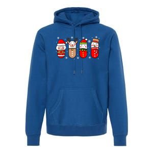 Pharmacy Crew Christmas Pills Snow Reindeer Xmas Pajamas Gift Premium Hoodie