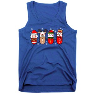 Pharmacy Crew Christmas Pills Snow Reindeer Xmas Pajamas Gift Tank Top