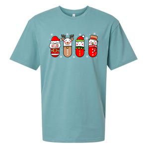 Pharmacy Crew Christmas Pills Snow Reindeer Xmas Pajamas Gift Sueded Cloud Jersey T-Shirt