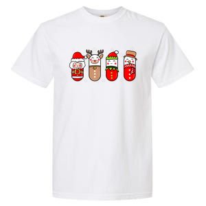 Pharmacy Crew Christmas Pills Snow Reindeer Xmas Pajamas Gift Garment-Dyed Heavyweight T-Shirt