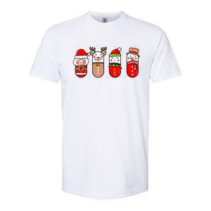 Pharmacy Crew Christmas Pills Snow Reindeer Xmas Pajamas Gift Softstyle CVC T-Shirt