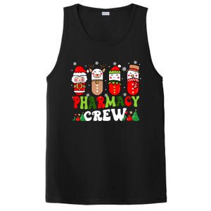 Pharmacy Crew Christmas Pills Snow Reindeer Xmas Pajamas Gift PosiCharge Competitor Tank