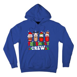 Pharmacy Crew Christmas Pills Snow Reindeer Xmas Pajamas Gift Hoodie