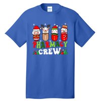 Pharmacy Crew Christmas Pills Snow Reindeer Xmas Pajamas Gift Tall T-Shirt