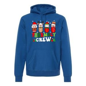 Pharmacy Crew Christmas Pills Snow Reindeer Xmas Pajamas Gift Premium Hoodie