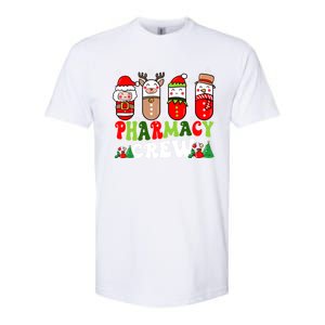 Pharmacy Crew Christmas Pills Snow Reindeer Xmas Pajamas Gift Softstyle CVC T-Shirt