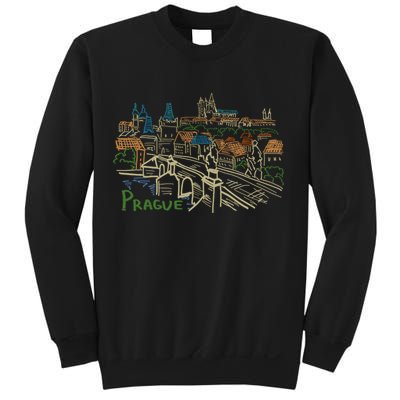 Prague City Charles Bridge Sweatshirt