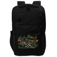 Prague City Charles Bridge Impact Tech Backpack