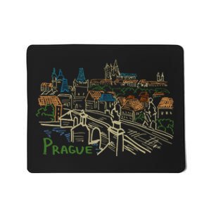 Prague City Charles Bridge Mousepad