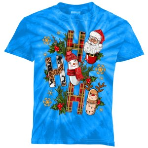 Pharmacy Crew Christmas Pills Snow Reindeer Xmas Pajamas Gift Kids Tie-Dye T-Shirt