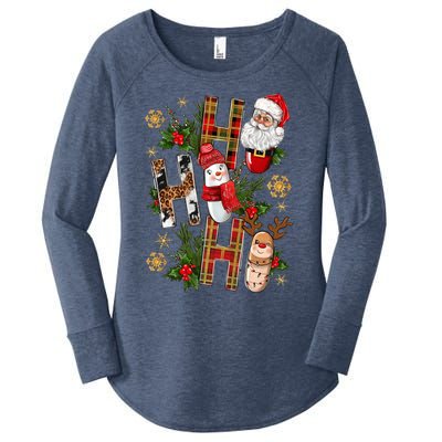 Pharmacy Crew Christmas Pills Snow Reindeer Xmas Pajamas Gift Women's Perfect Tri Tunic Long Sleeve Shirt